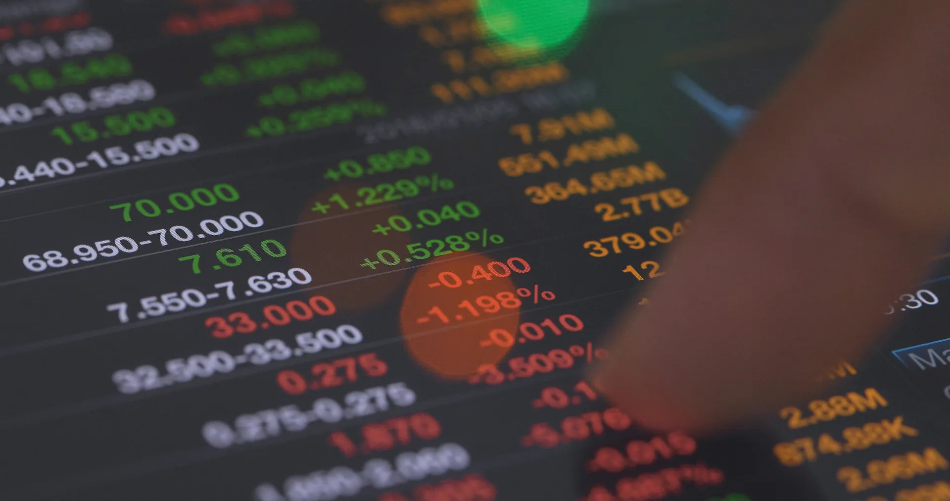 Σκούρο χρηματιστηριακό διάγραμμα με μπλε candlesticks — Trading με Πλάνο